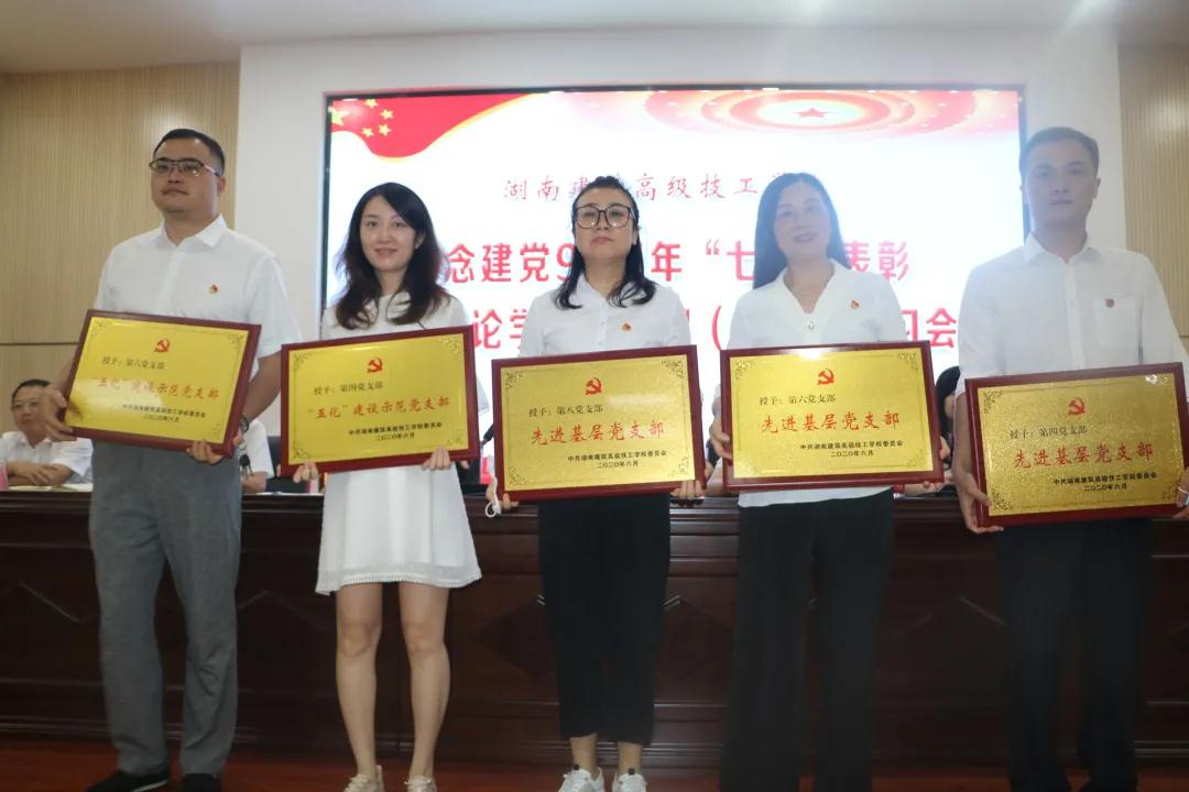 我校举行纪念建党99周年“七一”表彰暨党委理论学习中心组（扩大）学习会